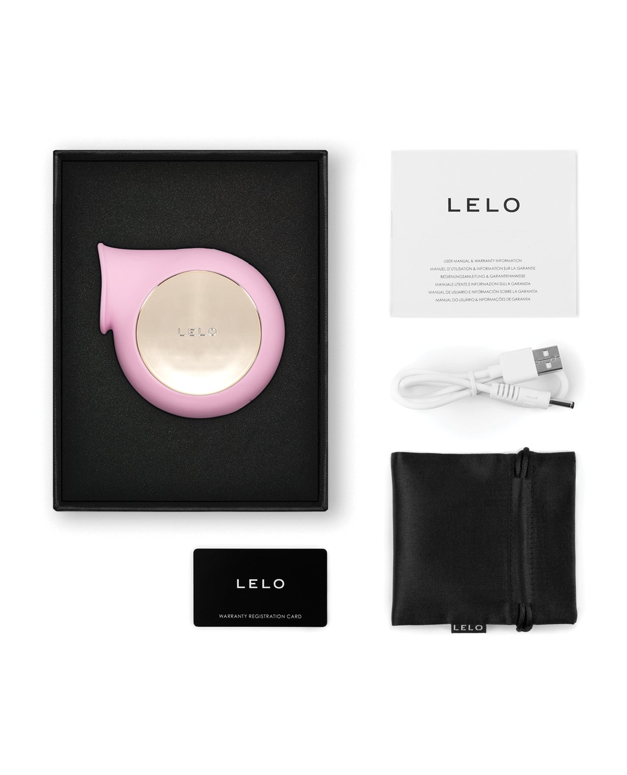 LELO SILA Sonic Clitoral Massager – Pink