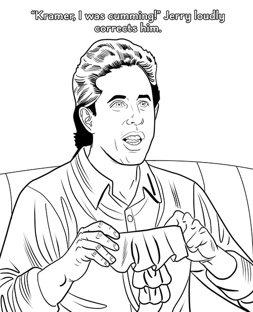 Sexfeld Parody Coloring Book